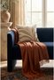 Digitally Printed Cream-Colored Square Cushion Cover with BOHEM Pattern, 43 x 43 cm, Reversible Cushion Cover, 1 PIECE - 5