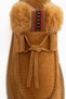1198 Women's Suede Leather Plush-Lined Winter Casual House Slippers - 6