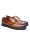 TABA BEAN PRINT - TABA FLORENTINE TABA COLORED LACE-UP GENUINE LEATHER MEN'S SHOES