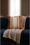 Digitally Printed Bohemian-Patterned Terracotta Color Square Cushion Cover, 43 x 43 cm, Reversible Cushion Cover, 1 PIECE - 6