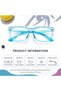 Blue Light Glasses Computer Glasses UV Blocking Filter Eyeglasses Frame, 01-classic Black·cuar - 6