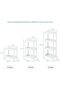 Shower Caddy Corner Shelves Bathroom Shelving Unit Plastic Shelf Kitchen Bathroom Storage rust proof - 2