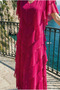 Samara Off-The-Shoulder Flounce Long Evening Dress Chiffon Invitation and Wedding Party Dress - 5