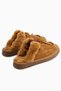 1198 Women's Suede Leather Plush-Lined Winter Casual House Slippers - 7