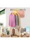 Wall Mounted Drying Rack 100 CM Retractable Clothes Drying Rack with 5 Rods, Foldable Drying Hanger - 7