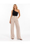 Women's High-Leg Wide-Leg Palazzo Pants – Striped and Solid Color Options - 4