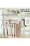 Wall Mounted Clothes Drying Rack 32", Foldable Wall Mount Laundry Rack Folding Indoor, Drying Rack C - 3