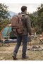 Luxury Canvas Hiking Mat with Tie-Detail and Bellows, Travel Hiking Bag - 4