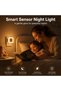 SHAWSOON 4Pcs Night Light, ضوء الليل, Warm LED Nightlight, Wall-Mounted, Smart Dusk to Dawn Sensor, - 4