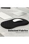 Mouse Pads with Gel Wrist Support, Massage Mousepad for PC, Black - 6