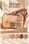 6-Piece Highlight & Contour Palette – Matte and Shimmery Shades, Face Makeup Palette 01/02 - 2