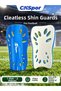 CKSpor Non-Velcro Soccer Cleats, 1 Pair, Padded Shin Guards