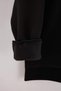 Black Loose Fit Horse Embroidered Sweatshirt Tmnaw27Sw00043 - 4