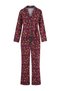 Burgundy 100% Cotton Piped Mickey Mouse Licensed Knit Pajama Set THMAW27PT00188