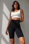 Women's Flexible Elastic Black Medium Support Corset - 2