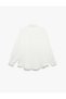 Classic Collar Viscose Fabric Long Sleeve Shirt - 4