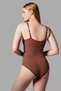 SLIMMING 2-SIZE SHAPING / SCULPTING ONE-PIECE CORSET WITH SNAP CLOSURE ON THE BOTTOM, seamless 9051 Brown - 3