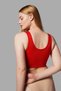 Thick Strap Padless Bustier Corset Seamless 5050 Red - 5