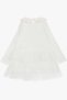 Layered Tulle Dress - White - 5