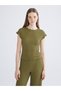 Rmz Gi̇yi̇m Farkiyla Zero Roba Collar Textured Women's Bodysuit - 2