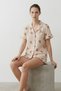 Women's Relaxed Elastic Snow White Pajama Set - 6