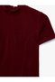 Slim Fit Textured Stand Collar Short Sleeve Peplum Blouse - 7