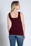 6529 Zero Sleeve Square Neck Women's Tank Top - 5