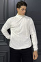 Patterned Half Turtleneck Men's Knitwear Sweater - 2