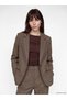 Quality Pieces from Çelebi Store Women's Embroidered Checkered Blazer Jacket - 2