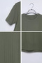 Men's Crew Neck Patterned Knitwear T-Shirt - 3