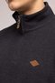 Westorn men's stand-up collar sweatshirt, anthracite. - 5
