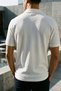 Polo Collar T-Shirt with Front Button Pockets - 4