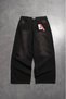 Dustline Black Super Baggy Men's Jean Pants - 8