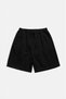 Black Relaxed Core Men's Shorts - 3