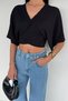 Women's Tie-Back Blouse - 3
