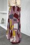 Patterned Chiffon Hijab Skirt with Elastic Waist - 4