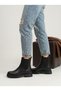 ZRİN-2051-2137 Waterproof Premium Black Lace-Free Slip-On Women's Boots - 4