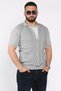 Men's Patterned Short Sleeve Knit Shirt - 2