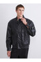 From UZG STORE: A Relaxed-Fit, Tailored, Stand-Up Collar, Men’s Leather-Look Jacket for Style-Conscious Men - 3