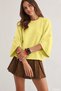 Gülseli Crew Neck Knit Sweater with Button Detail. - 5