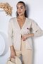 Women's embroidered knit cardigan