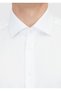 White Plain Regular Fit Long Woven Classic 100% Cotton Shirt - 4