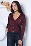 Women's embroidered knit cardigan - 2