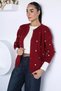 Embroidered Knitwear Cardigan