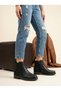 ZRİN-165-212 Luxe Waterproof Lace-Free Zipper Women's Boots with Black Stone Accents - 3