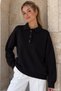 Gülseli Women's Half-Button Knit Sweater - 2