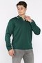 Men's Polo Neck Self-Stripe Patterned Knitwear Sweater - 2