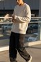 Men's Crew Neck Knitted Sweater
