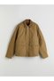 Comfortable, Pre-Shaped Velvet Stand-Up Collar Men’s Coat with Yoke Detail from Freezen Store - 7