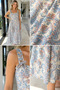 Gülseli Shoulder Tie Patterned Dress - 5